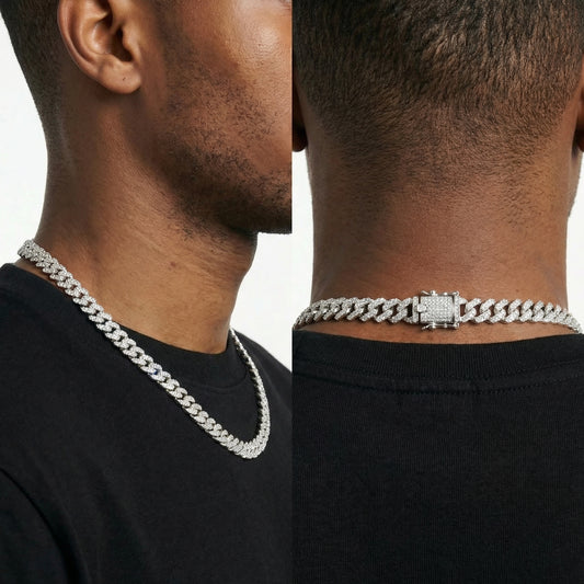 Kratos - 8mm VVS Iced Out Cuban Chain