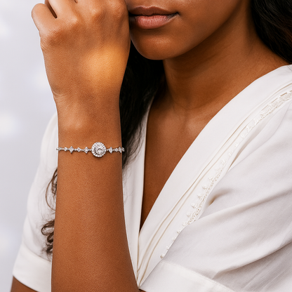 Helios Moissanite Bracelet