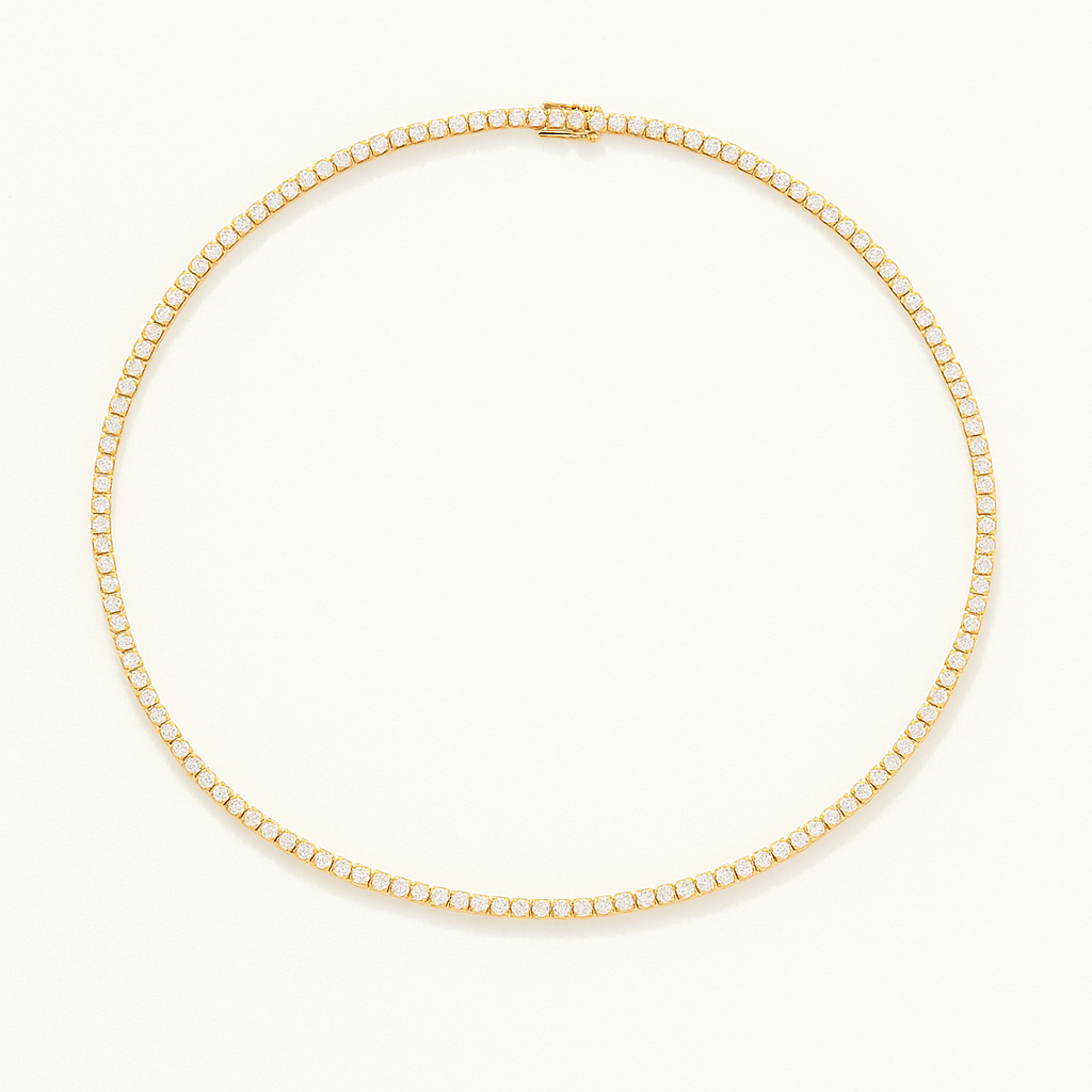 Navagio 2mm Tennis Necklace