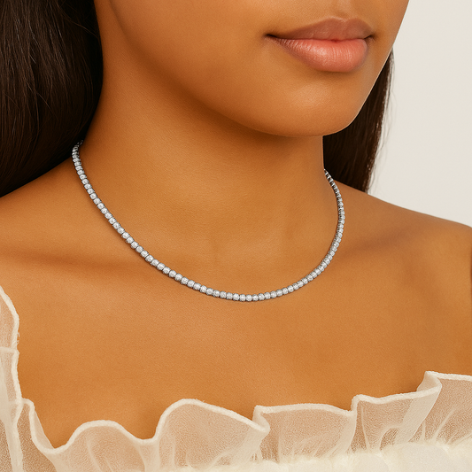 Navagio 2mm Tennis Necklace