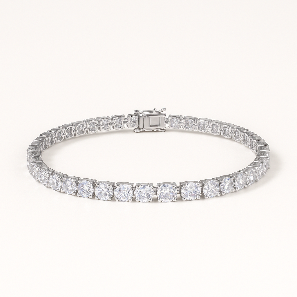 Selassie Moissanite Tennis Bracelet
