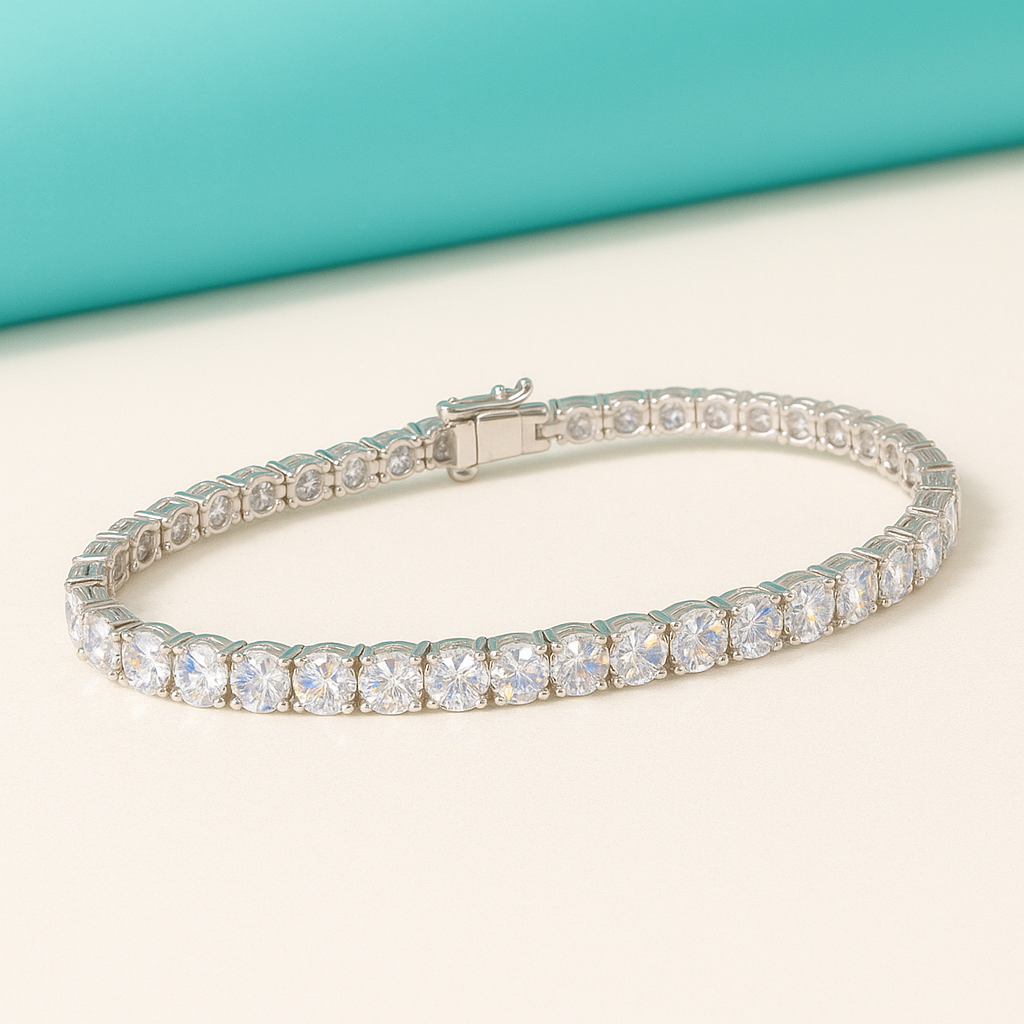 Selassie Moissanite Tennis Bracelet