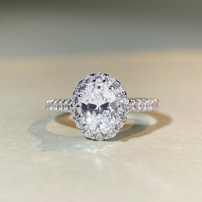 The Tower Bridge Moissanite Ring