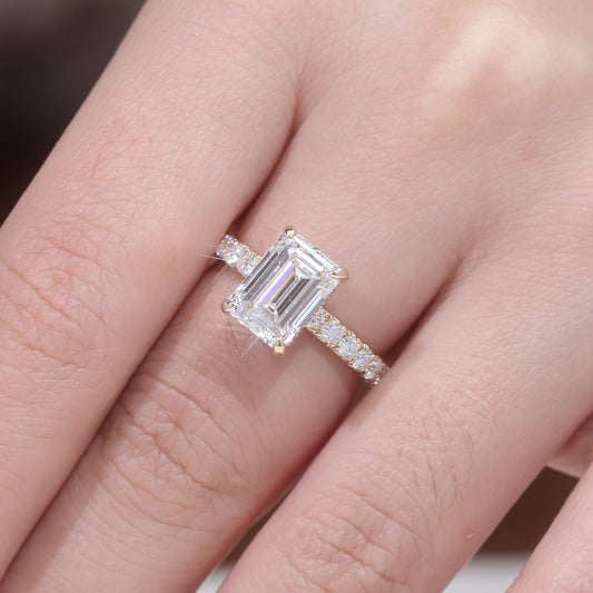 The Aphrodite 3-Carat Lab-Grown Diamond Engagement Ring