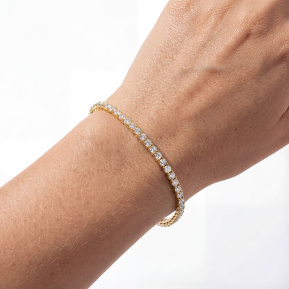 Pulsera de tenis Selassie Moissanite