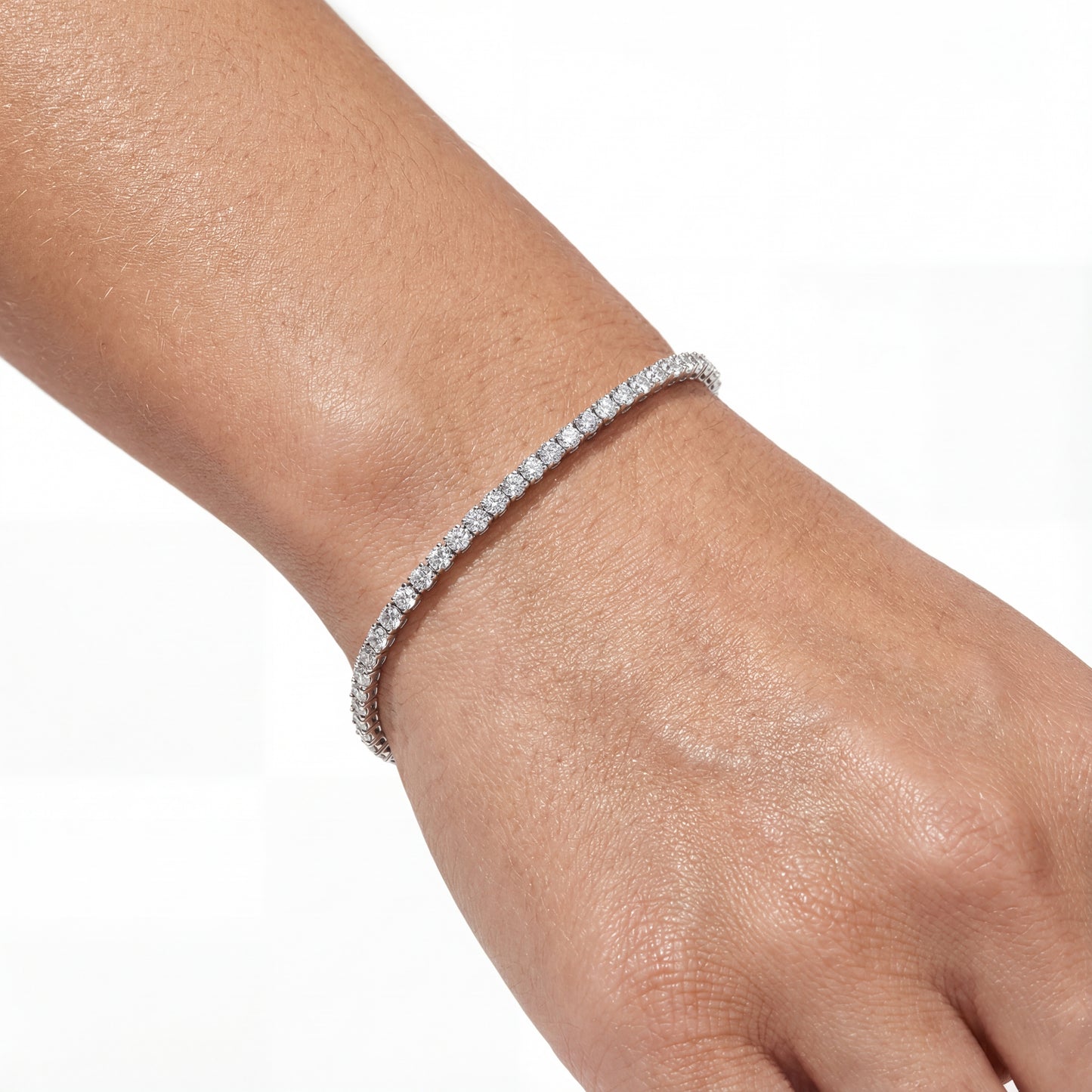 Pulsera de tenis Selassie Moissanite