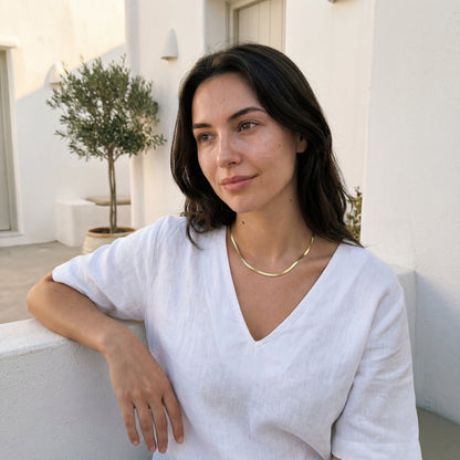 Balos Herringbone Necklace