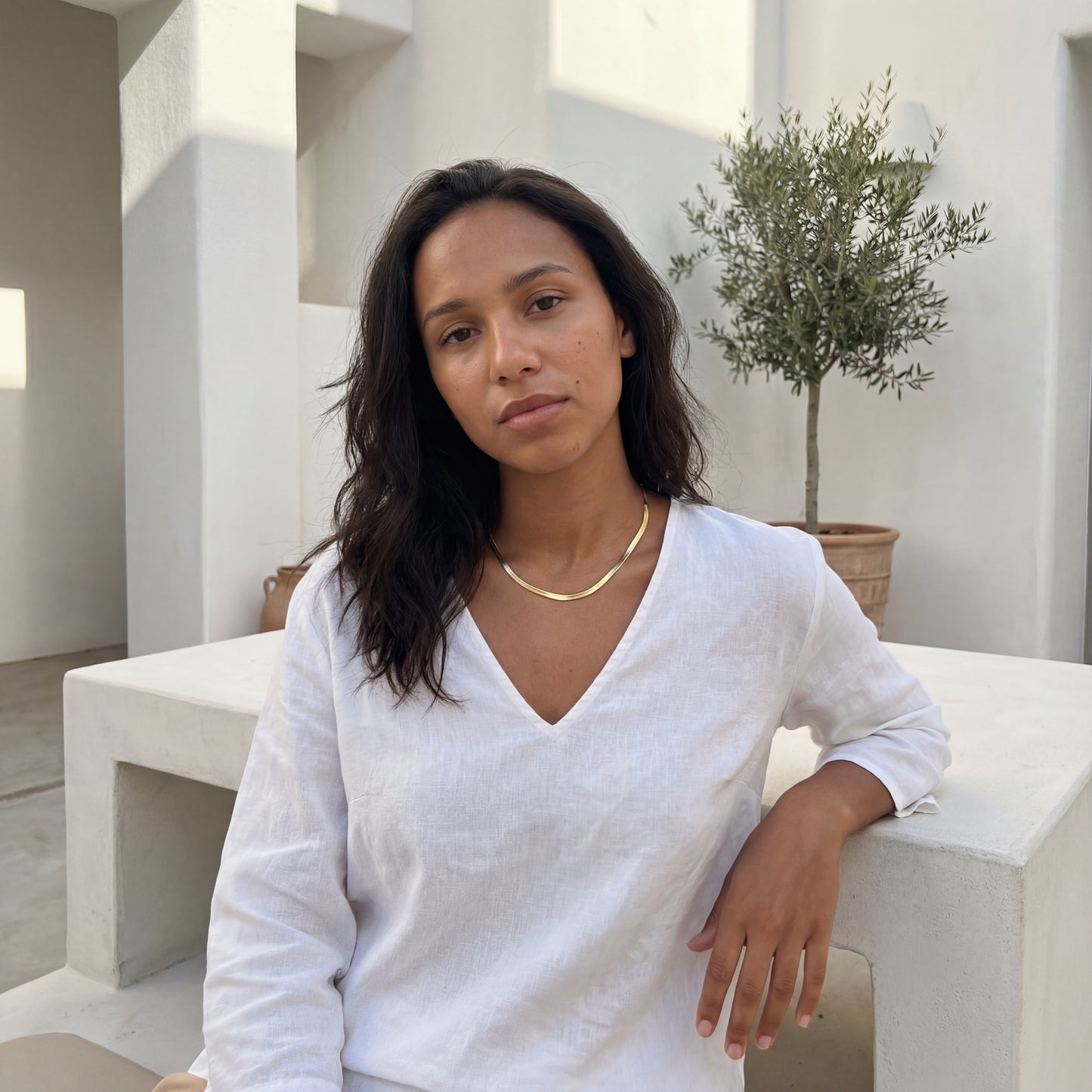 Balos Herringbone Necklace