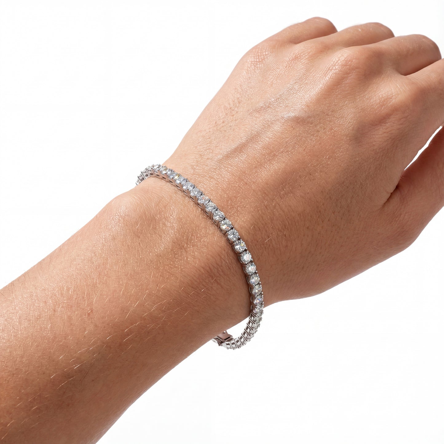 Pulsera de tenis Selassie Moissanite
